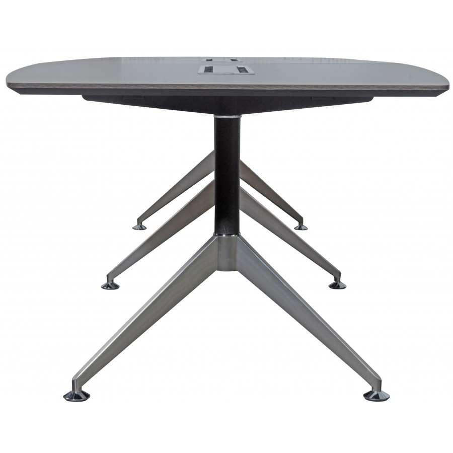 Nero Executive Boardroom Table With Two Cable Ports